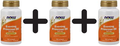 3 x Evening Primrose Oil, 500mg - 100 softgels