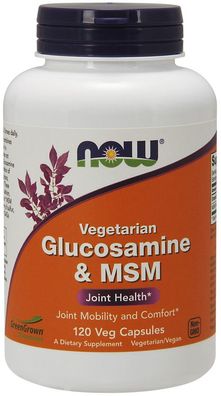 Glucosamine & MSM Vegetarian - 120 vcaps