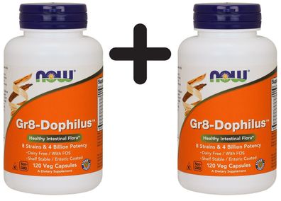 2 x Gr8-Dophilus - 120 vcaps