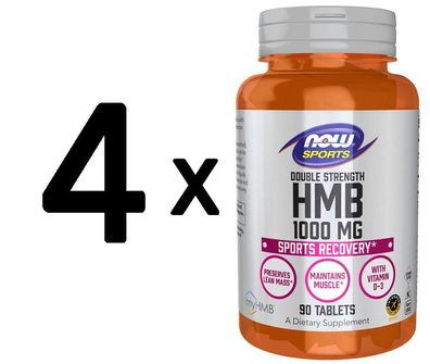 4 x HMB, 1000mg - 90 tabs