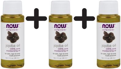 3 x Jojoba Oil, 100% Pure - 30 ml.
