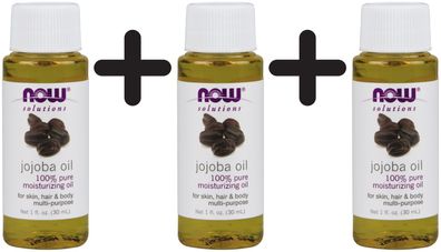 3 x Jojoba Oil, 100% Pure - 30 ml