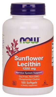 Sunflower Lecithin, 1200mg - 100 softgels