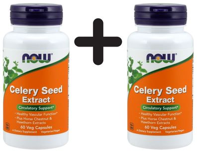 2 x Celery Seed Extract - 60 vcaps