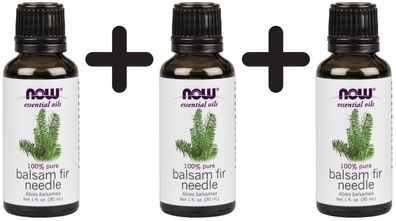 3 x Essential Oil, Balsam Fir Needle Oil - 30 ml.