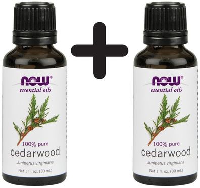 2 x Essential Oil, Cedarwood Oil - 30 ml.