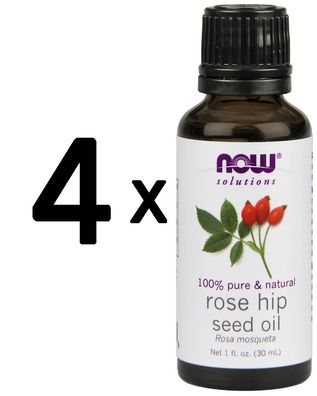 4 x Essential Oil, Rose Hip Seed Oil - 30 ml.