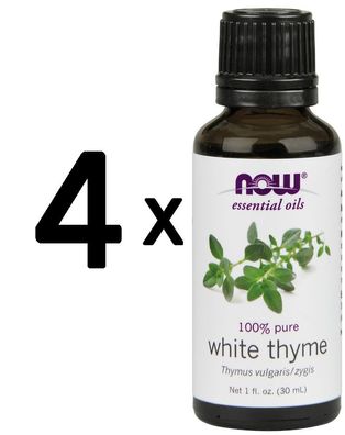 4 x Essential Oil, White Thyme Oil - 30 ml.