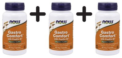 3 x Gastro Comfort with PepZin GI - 60 vcaps