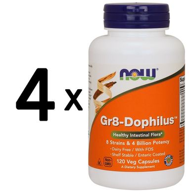 4 x Gr8-Dophilus - 120 vcaps