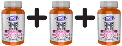 3 x HMB, 1000mg - 90 tabs