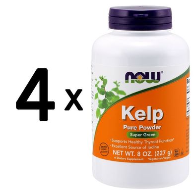 4 x Kelp, 100% Pure Powder - 227g