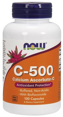 Vitamin C-500 Calcium Ascorbate-C - 100 caps
