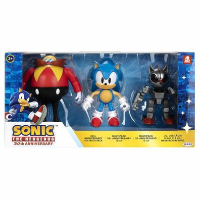 Sonic The Hedgehog 30Th Anniversary Pack 3 Figuren 10cm