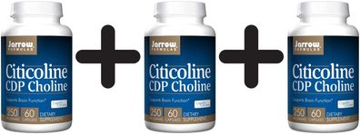 3 x Citicoline CDP Choline, 250mg - 60 caps