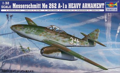 Trumpeter 1:32 2260 Messerschmitt Me 262 A-1a Heavy Armament (with R4M Rocket)