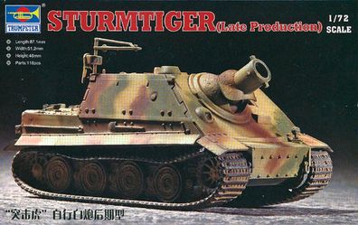 Trumpeter 1:72 7247 ''Sturmtiger''Assault Mortar (Late Type)