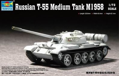 Trumpeter 1:72 7282 Russian T-55 Medium Tank M1958