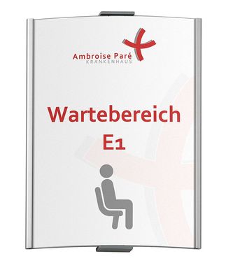 Frankfurt Türschild DIN A5, Format: 210x155 mm