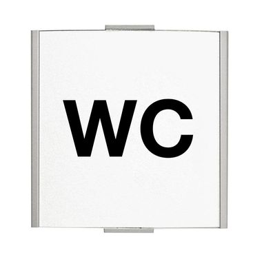 Frankfurt Türschild 120x120mm mit Piktogramm WC