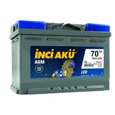 Inci Batterie 12/70 AGM (278 * 175 * 190mm) Starter Batterie Akku Autobatterie