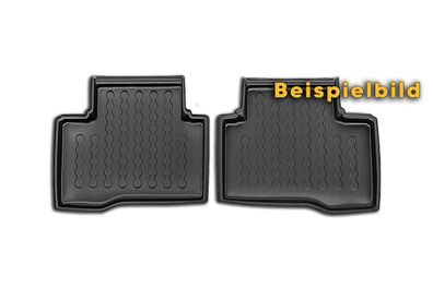 Carbox FLOOR Fußraumschalen hinten für Skoda Enyaq iV 5A SUV 10/20-