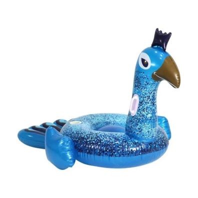 Bestway 41101 Schwimmtier - Pfau (198x164cm) Aufblastier Vogel Peacock blau Kinder