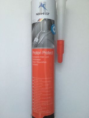 1x Normfest Proton Protect schwarz 300ml Karosserie Dichtmasse Kleber Kartusche