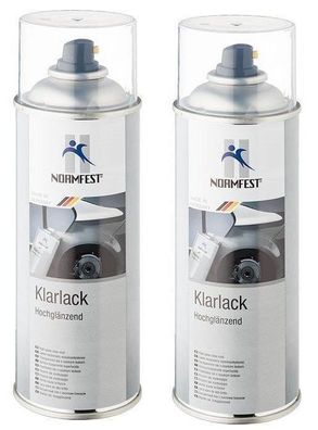 2x Normfest Klarlack Spezial Kombinations Lack 400ml Versiegelung Hochglanz