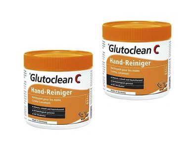 2x 500ml Glutoclean C Hand - Reiniger Hand Reinigungs Creme