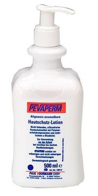 Pevaperm Hautschutz Lotion 500ml ph-neutral in praktischer Spenderflasche