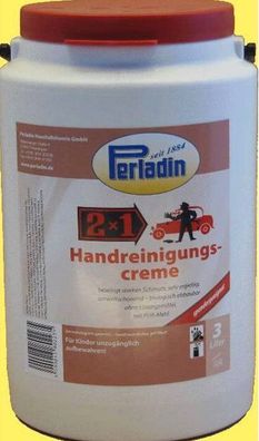 Perladin 2x1 Handreinigungscreme 3L Nachfüller für Spender Waschpaste