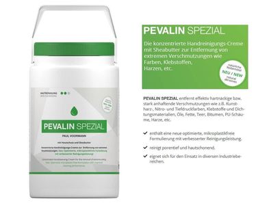 3l Pevalin Spezial Handwaschpaste Handreinigungs Creme Paul Voormann Sheabutter