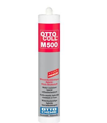Ottocoll M500 Montagekleber Premium Hyprid Kleb -/ Dichtstoff 310ml weiß