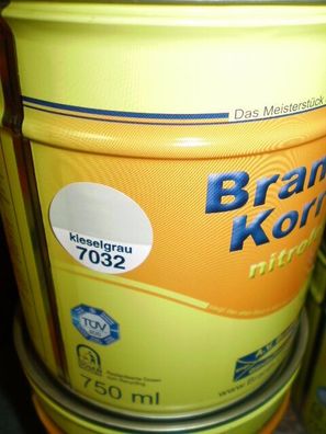 Brantho Korrux nitrofest 750ml Rostschutz RAL 7032 kieselgrau Metallschutzfarbe