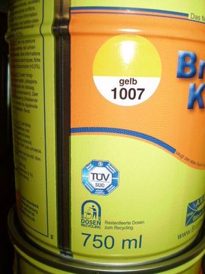 5l Brantho Korrux 3in1 Rostschutz RAL 1007 narzissengelb Metallschutz Farbe