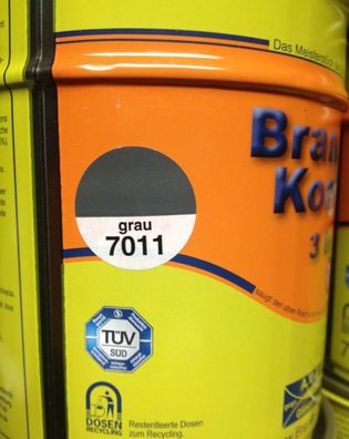 5l Brantho Korrux 3in1 Rostschutz RAL 7011 grau Metallschutz Farbe Branth