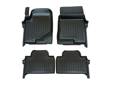 Carbox FLOOR Fußraumschalen vorne & hinten für SsangYong Rexton G4 SUV 07/17-