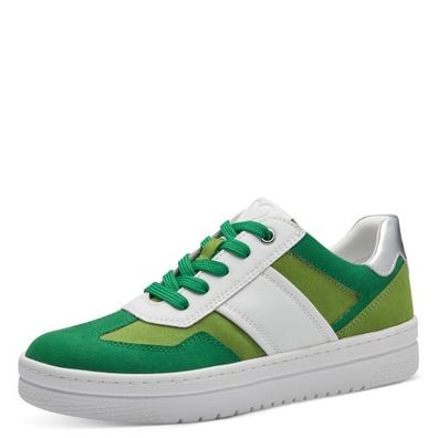 Marco Tozzi Sneaker - Weiß / Grün Textil/ Synthetik