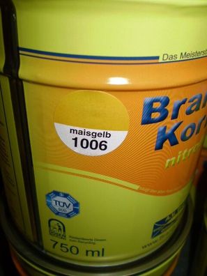 750ml Brantho Korrux 3in1 Rostschutz RAL 1006 maisgelb Metallschutz Farbe Branth