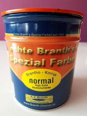 Brantho Korrux normal RAL 7001 silbergrau 750ml Rostschutz & Metallschutz Farbe