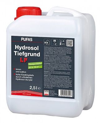Pufas Hydrosol Tiefgrund LF 2,5L Tiefengrund