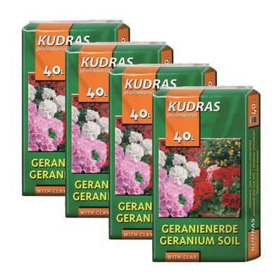 Kudras Geranien- und Kübelpflanzenerde 160L (2x80L)