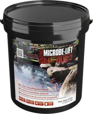 Microbe-Lift Sili-Out 2 Teich Silikat- & Phosphatentferner 20 Liter 13,7 kg