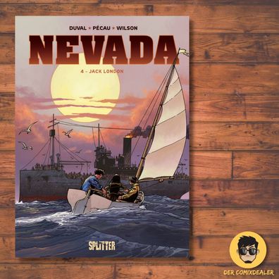 Nevada #4 - Jack London / Splitter / Fred Duval / Comic / Album / NEU
