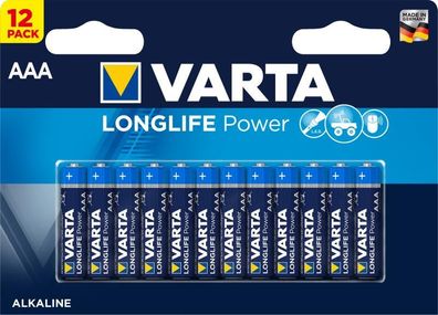 Varta 4903/ LR03 Longlife POWER Micro 12-er Blister