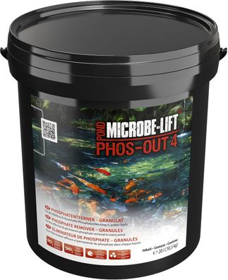 Microbe-Lift Phosphatentferner-Granulat PHOS-OUT 4 POND 20 Liter (10,5kg)