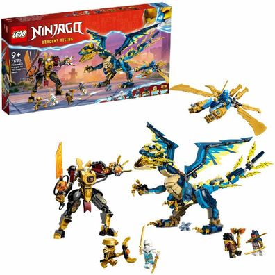 LEGO Ninjago Kaiserliches Mech-Duell MechDuell gegen den Elementardrachen (71796 )