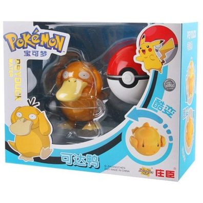 Enton Pokéball Poké Balls Sammler Spielzeug Figur mit Pokeball Pokemon Figuren