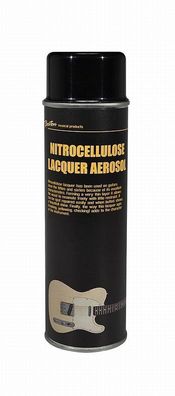 Nitrocellulose Lack Spray/ Nitro Lack transparent Amber speziell für Hälse 500ml